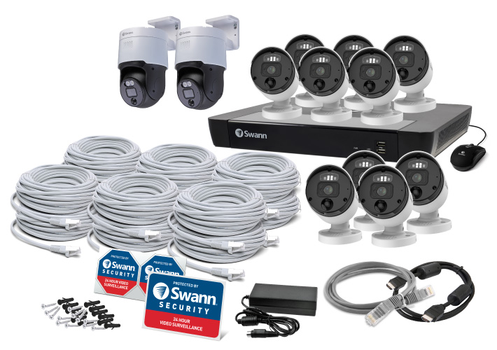 12 Camera 16 Channel 12MP Professional Professional NVR Security 