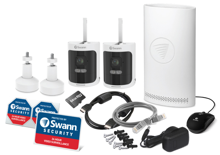 AllSecure600™ 2 Camera 8 Channel 2K Wire-Free HD Wireless NVR