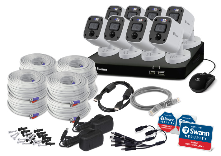 Home 8 Camera 8 Channel 4K Ultra HD DVR 2TB HDD Security System